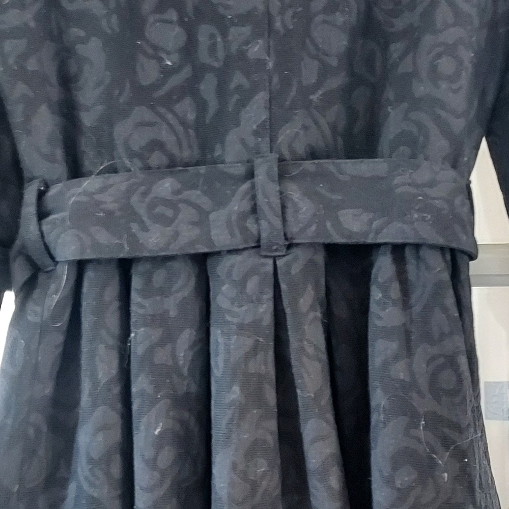 Black Brocade Coat